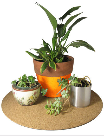 plant pot mats 20 inch Cork Plant Mat