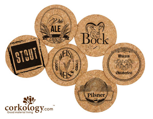 Beer Cork Coaster Set
